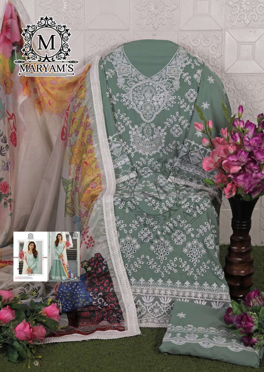 YNF REYON COTTON KAL 176 SUITS & DRESSESS WHOLESALE UNSTITCHED SUITS MANUFACTURER