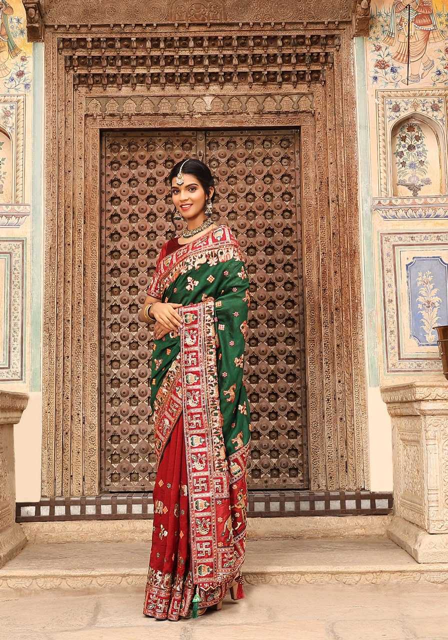 YNF SOFT SILK RSC PANETAR-133 SAREES WHOLESALE HEAVY SILK SOFT SILK PATOLA SAREES EMANUFACTURER