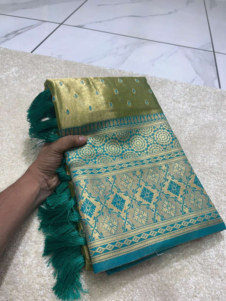 YNF TISSUE REW 02 SAREES WHOLESALE TISSUE SILK ZARI BORDER SAREES MANUFACTURER