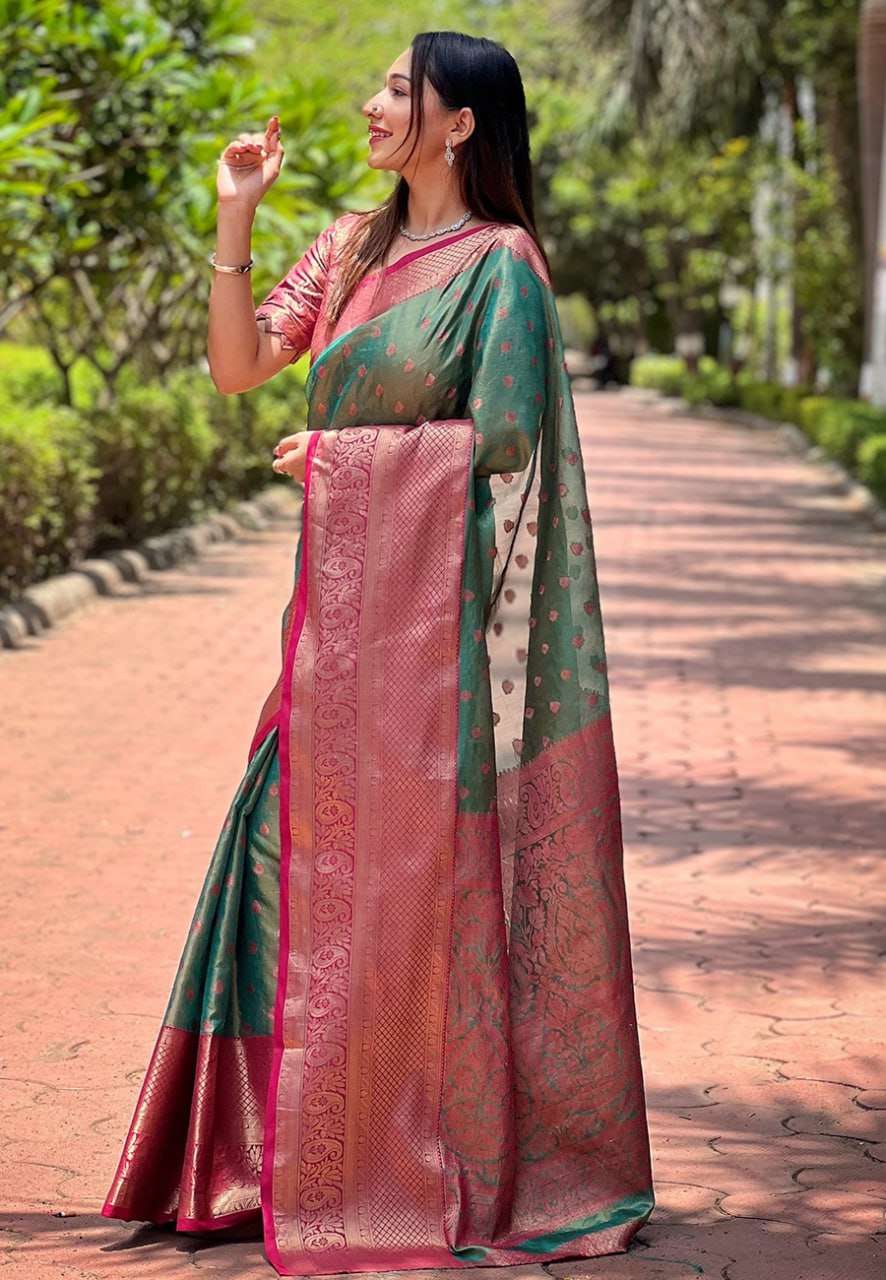 YNF TISSUE REW SUPERHIT PATTU SILK SAREES WHOLESALE KANJEEVARAM PATTU TRADITIONAL SAREES MANUFACTURER