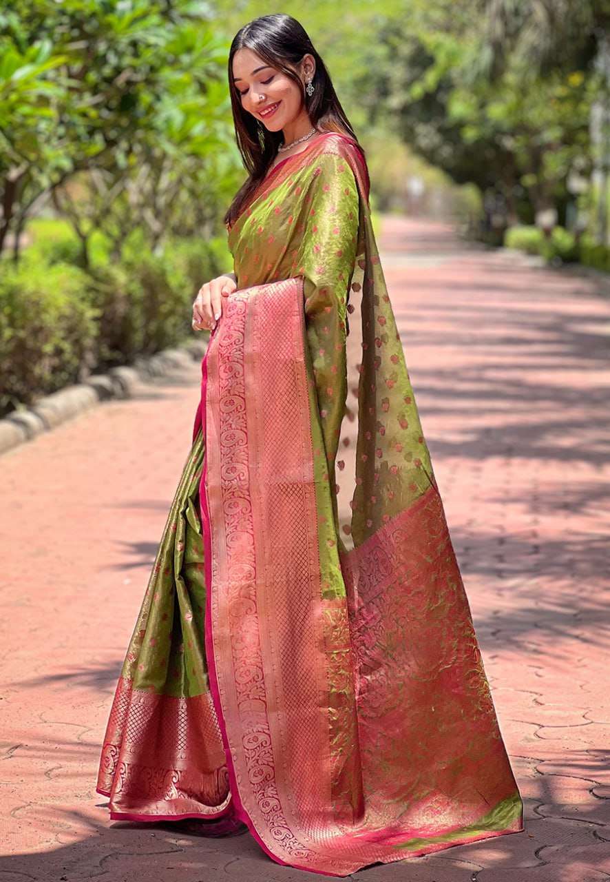 YNF TISSUE SILK REW MEXICAN 101 SILK SAREES WHOLESALE KANJEEVARAM SOUTH INDIAN TRADITIONAL SAREES MANUFACTURER