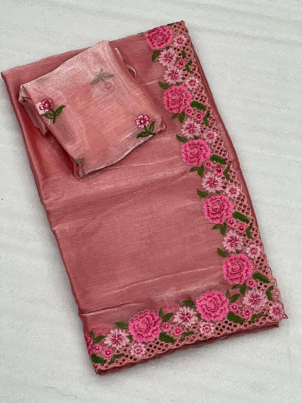 YNF TISSUE SILK RNNC 21 SAREES WHOLESALE FANCY TISSUE SILK LACE BORDER SAREES MANUFACTURER