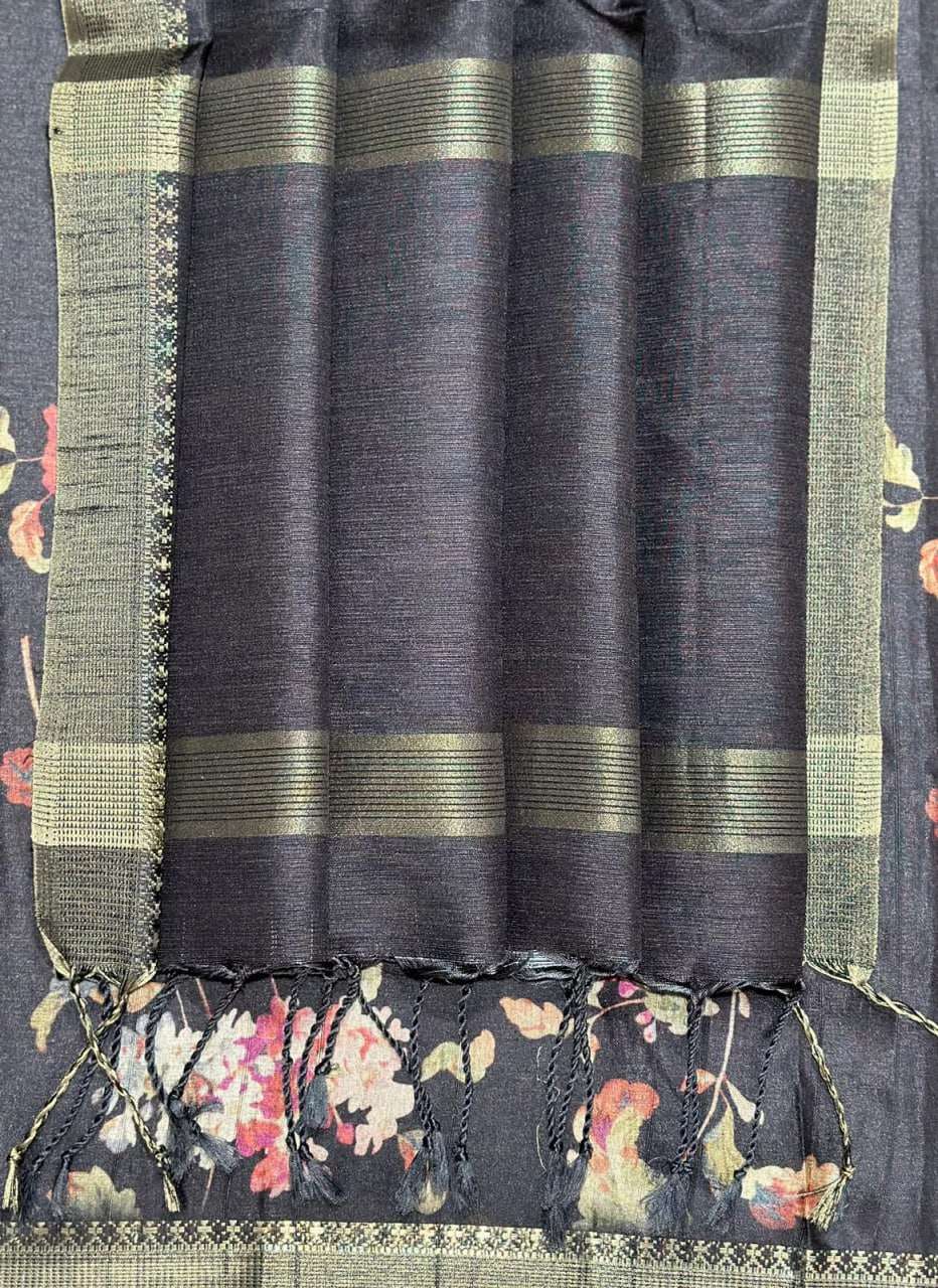 YNF TUSSAR SILK RAE 05 SILK SAREES WHOLESALE SOFT SILK TUSSAR SILK PRINTED SILK SAREES MANUFACTURER