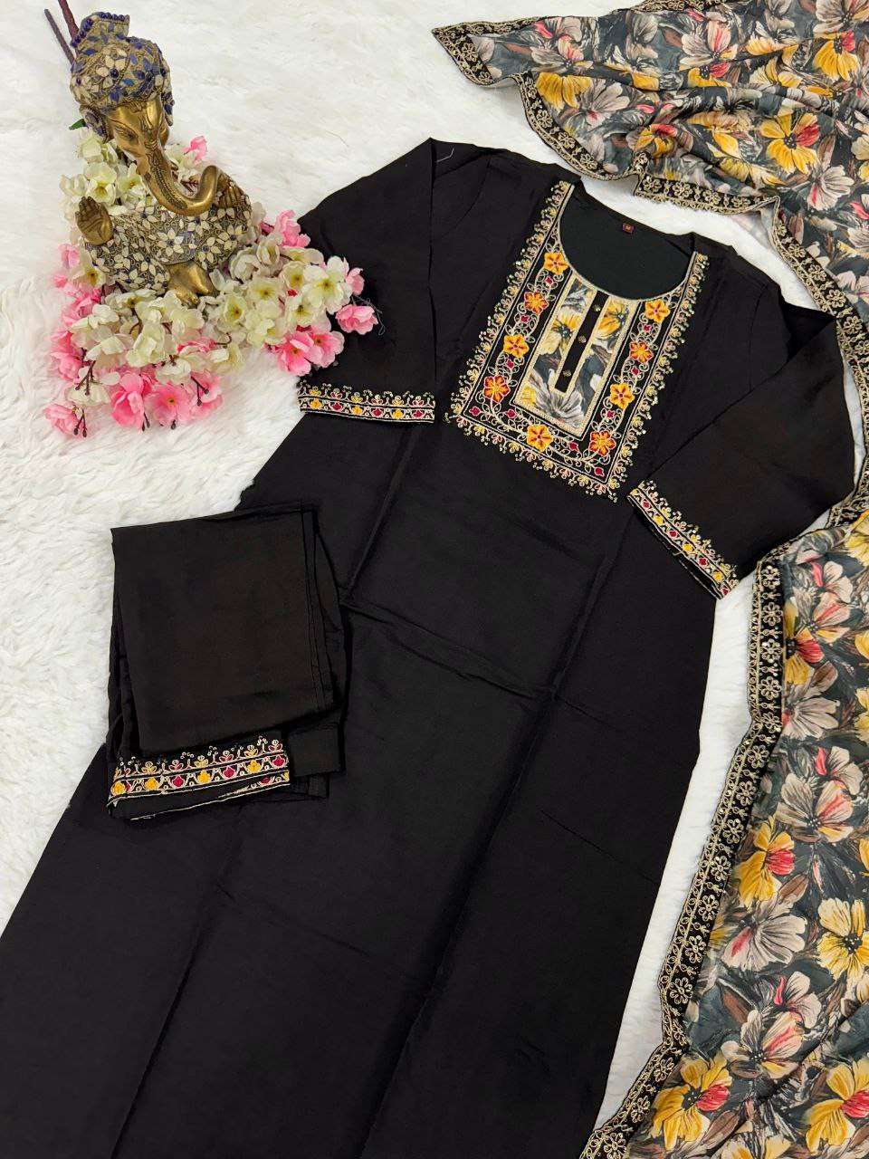 YNF VISCOSE CHANDERI JNC 254 SUITS & DRESSES WHOLESALE LADIES SALWAR CHANDERI SUITS MANUFACTURER