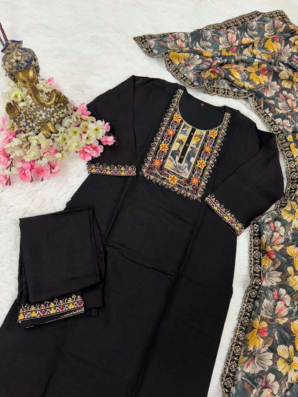 YNF VISCOSE CHANDERI JNC 254 SUITS & DRESSES WHOLESALE LADIES SALWAR CHANDERI SUITS MANUFACTURER