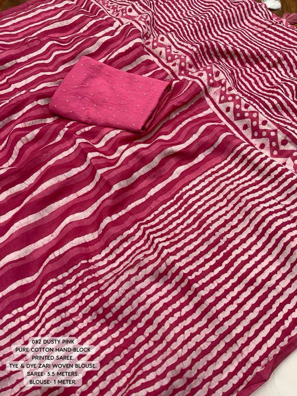 YNF CHANDERI SOFT KESH118 082 SAREES WHOLESALE COTTON LINEN CHANDERI BLOCK PRINTED SAREES MANUFACTURER