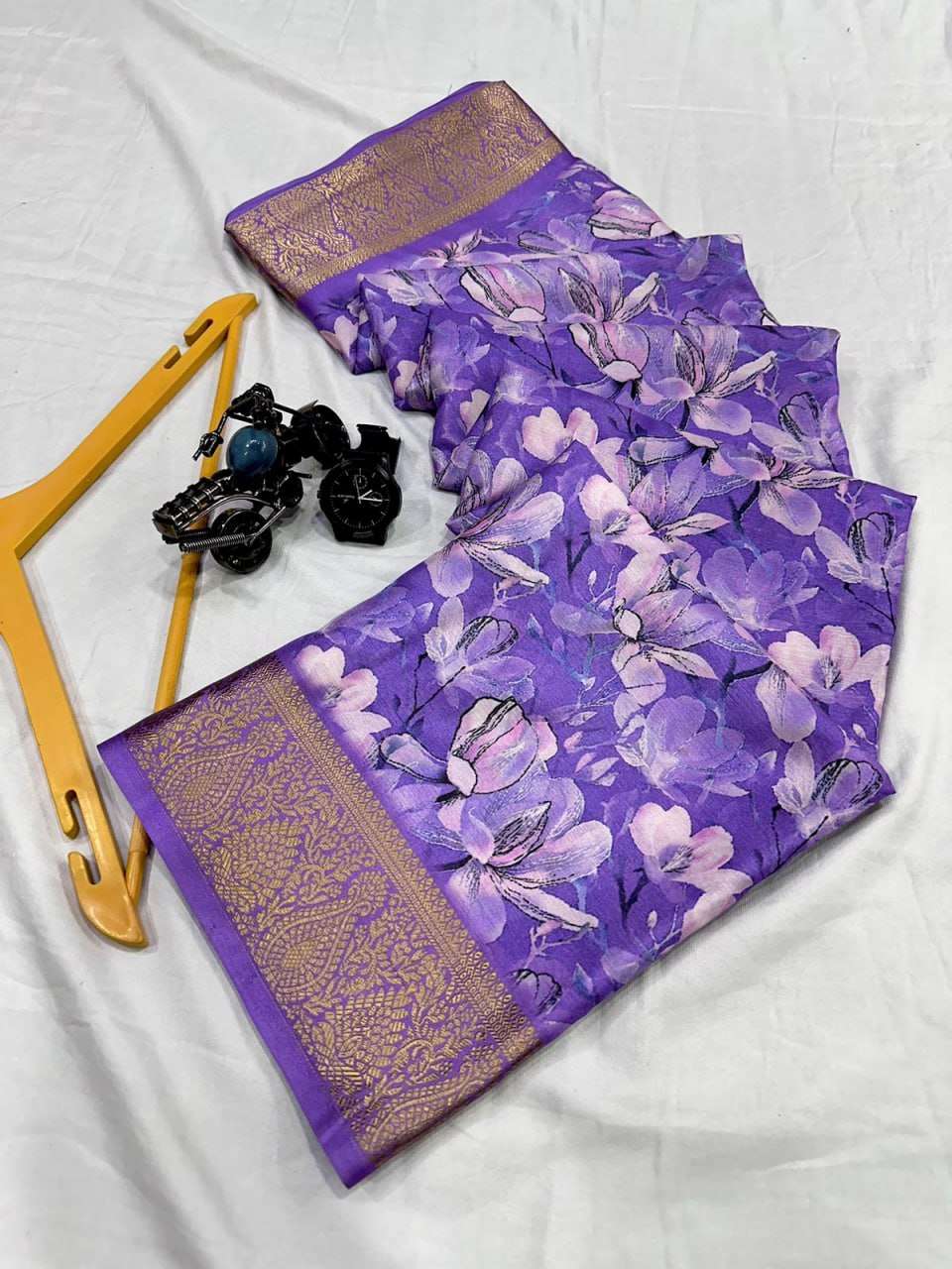 YNF DOLA SILK KESH110 RADHA04 SAREES WHOLESALE PRINTED LADIES ZARI BORDER SAREES MANUFACTURER