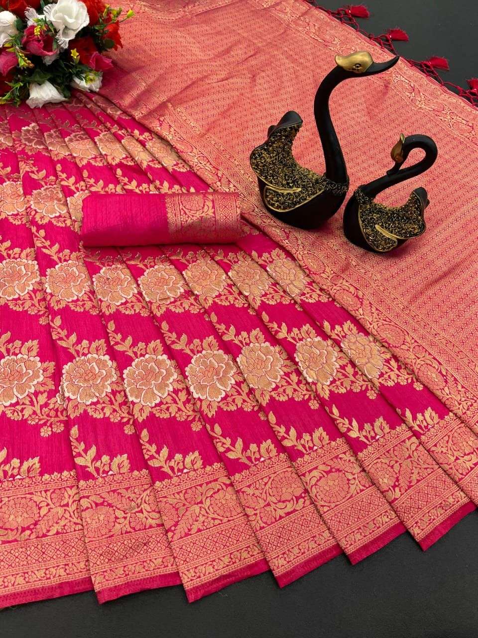 YNF DOLA SILK RIN138 104 SILK SAREES WHOLESALE DOLA SILK SOFT SILK KHADI SILK TRADITIONAL SAREES MANUFACTURER