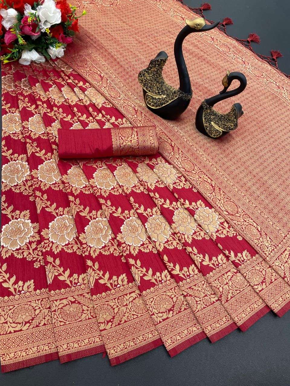 YNF DOLA SILK RIN138 104 SILK SAREES WHOLESALE DOLA SILK SOFT SILK KHADI SILK TRADITIONAL SAREES MANUFACTURER