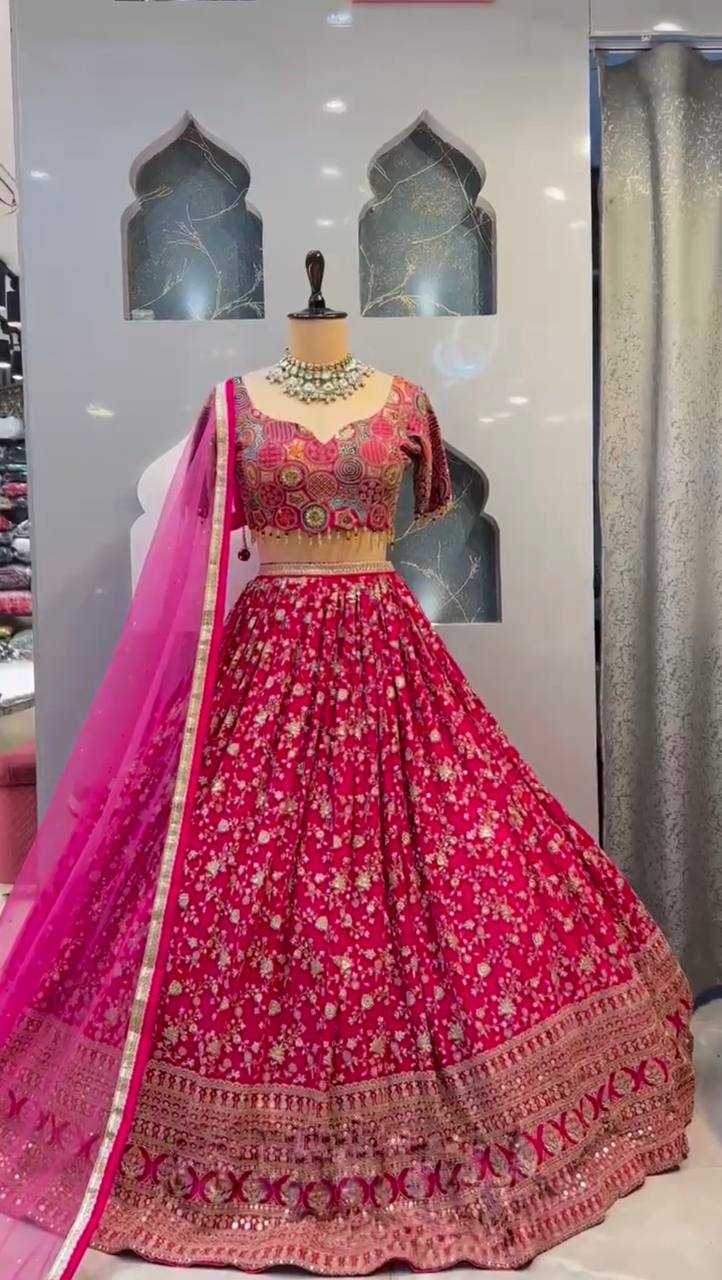 YNF GEORGETTE RIN108 1573 LEHENGA WHOLESALE WEDDING, BRIDAL,DESIGNER LEHENGA MANUFACTURER