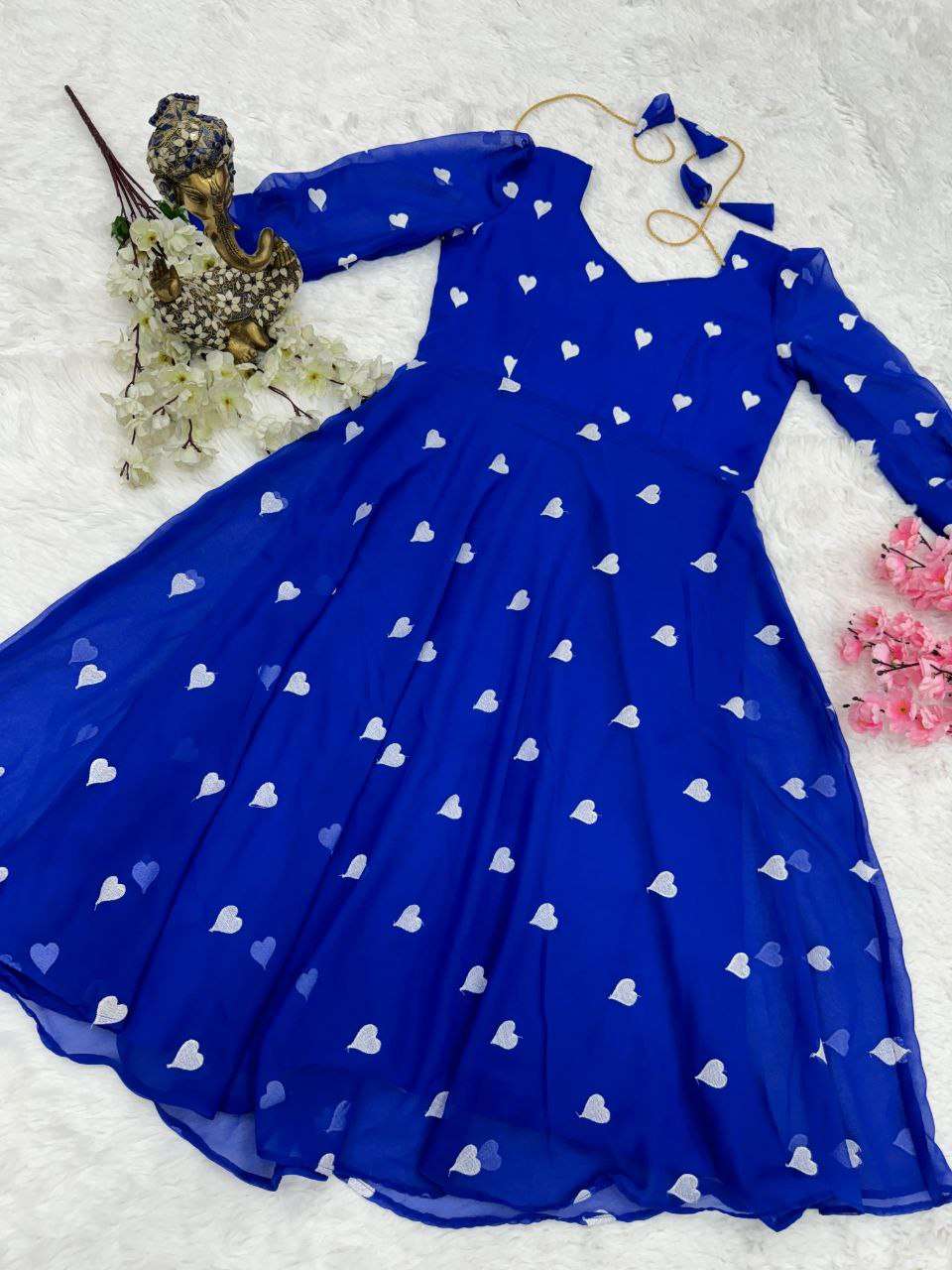 YNF GEORGETTE RIN126 260 KURTIS WHOLESALE SHORT PARTY WEAR FANCY GEORGETTE PRINTED SILK KURTIS MANUFACTURER