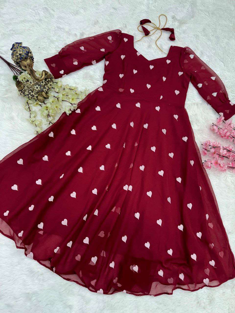 YNF GEORGETTE RIN126 260 KURTIS WHOLESALE SHORT PARTY WEAR FANCY GEORGETTE PRINTED SILK KURTIS MANUFACTURER