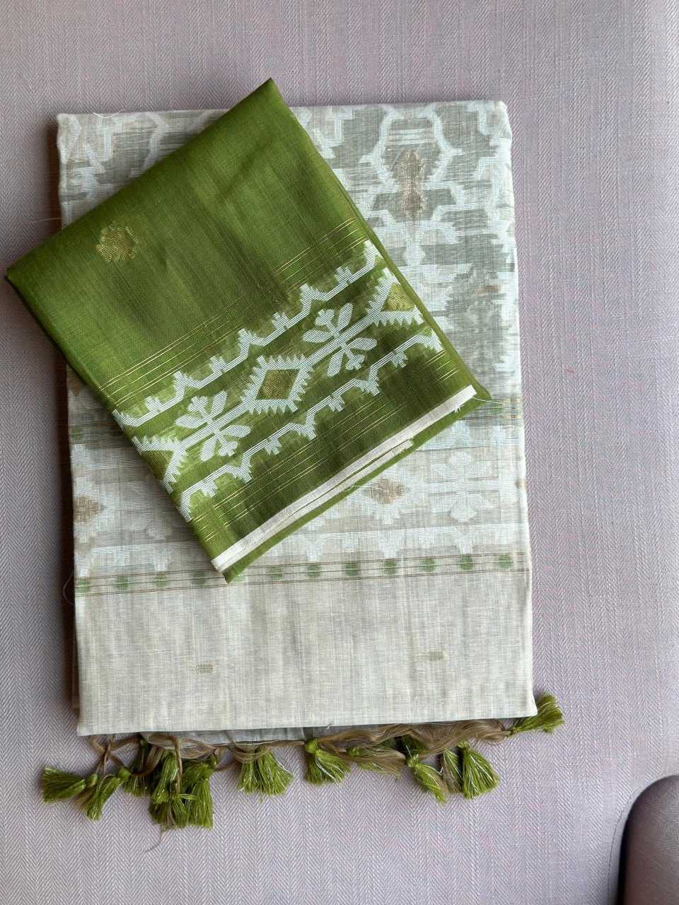 YNF KHADI COTTON RIN163 RAE15 SILK SAREES WHOLESALE JAMDANI TRADITIONAL SAREES MANUFACTURER