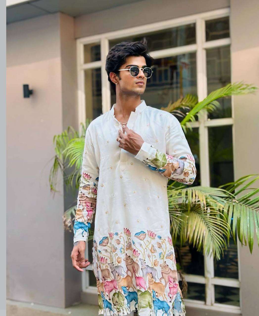 YNF KOTA SILK KESH119 N14 MENS WEAR WHOLESALE MENS KURTAS MANUFACTURER