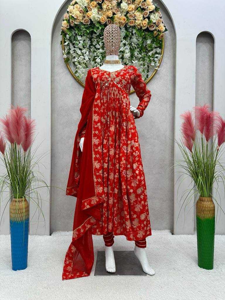 YNF MASLIN SILK RIN169 5648 SUIT WHOLESALE LADIES,ALIA CUT,PRITED SUIT MANUFACTURER