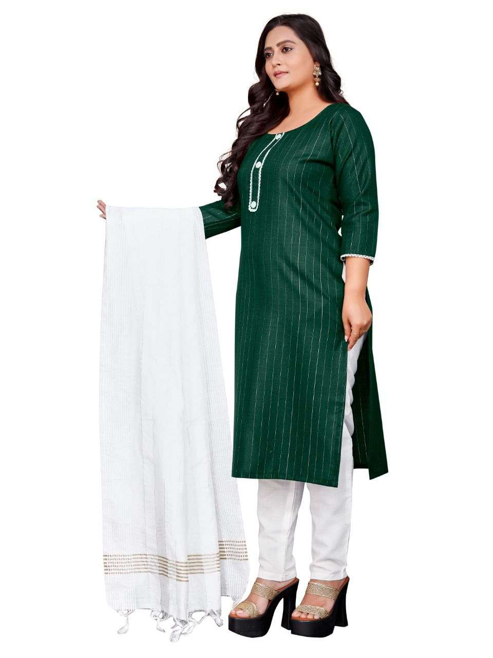 YNF PURE COTTON RIN191 TWINKLE SUITS & DRESSES WHOLESALE LADIES COTTON ZARI WORK SUITS MANUFACTURER 