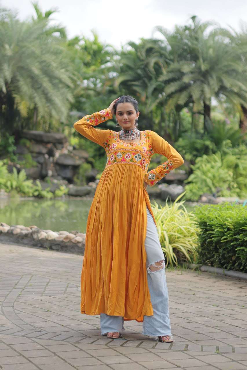 YNF RAYON KESH133 1130 KURTIS WHOLESALE WORKWEAR LONG RAYON FANCY KURTIS MANUFACTURER