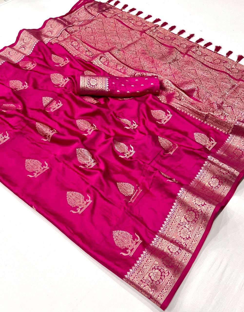 YNF SATIN SILK KESH113 SARTINSHOW SILK SAREES WHOLESALE BANARASI SILK SOFT SILK TRADITIONAL SAREES MANUFACTURER