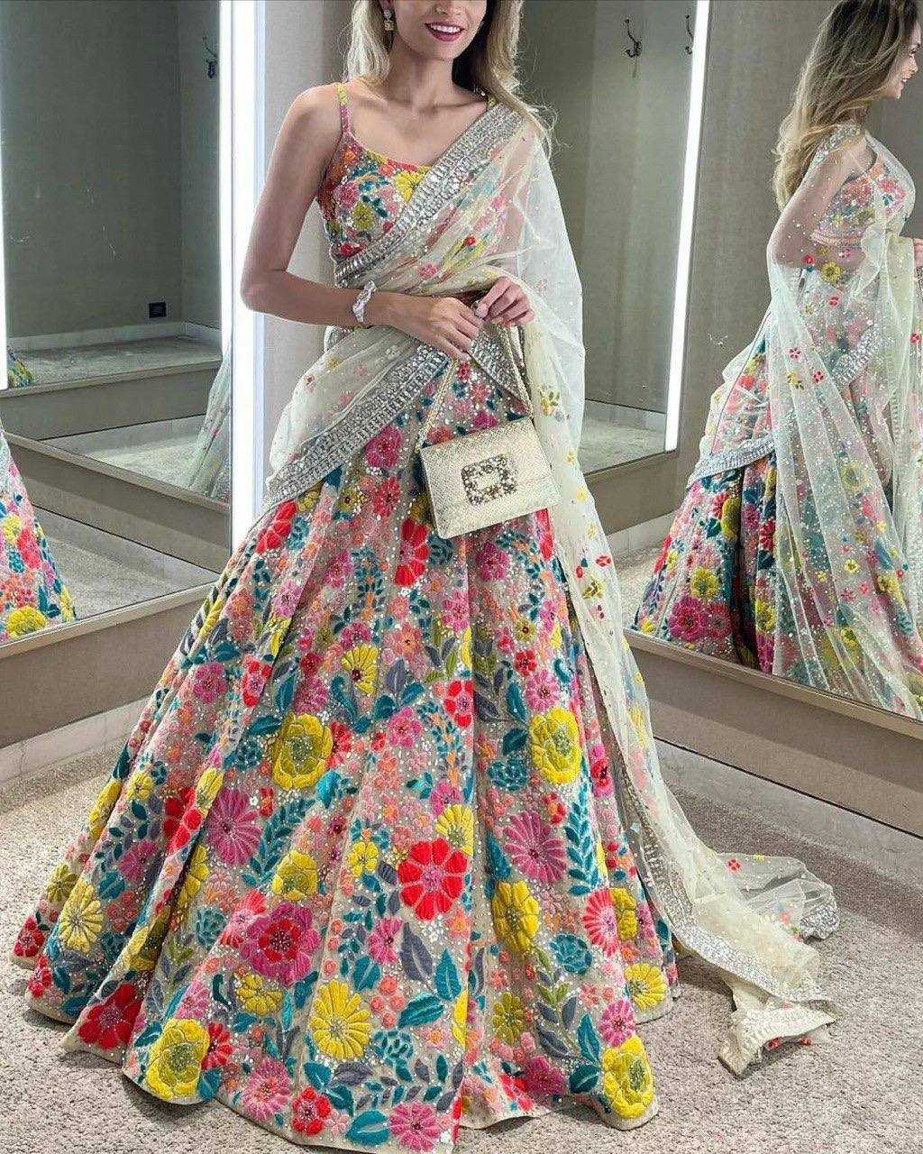 YNF SOFT NET RIN108 1372 LEHENGA WHOLESALE DESIGNER,WEDDING,NET FANCY LEHENGA MANUFACTURER