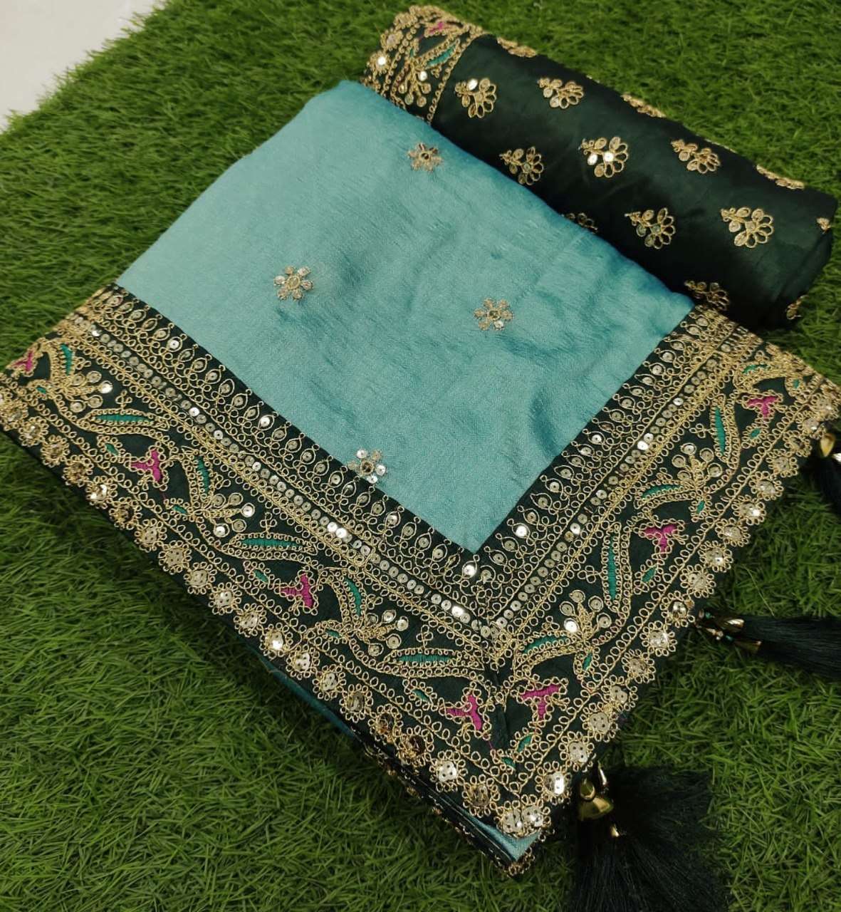 YNF VICHITRA SILK RIN134 71 SAREES WHOLESALE DESIGNER SEQUENCE HEAVY WORK DIWALI COLLECTION KARWA CHAUTH SAREES MANUFACTURER