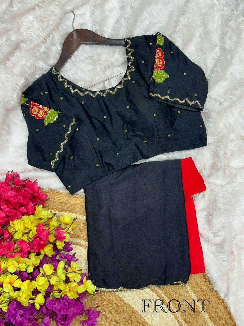 YNF CHINON RIN105 RED SAREES WHOLESALE HALF AND HALF CUTWORK LACE BORDER ZARI BORDER SAEEES MANUFACTURER