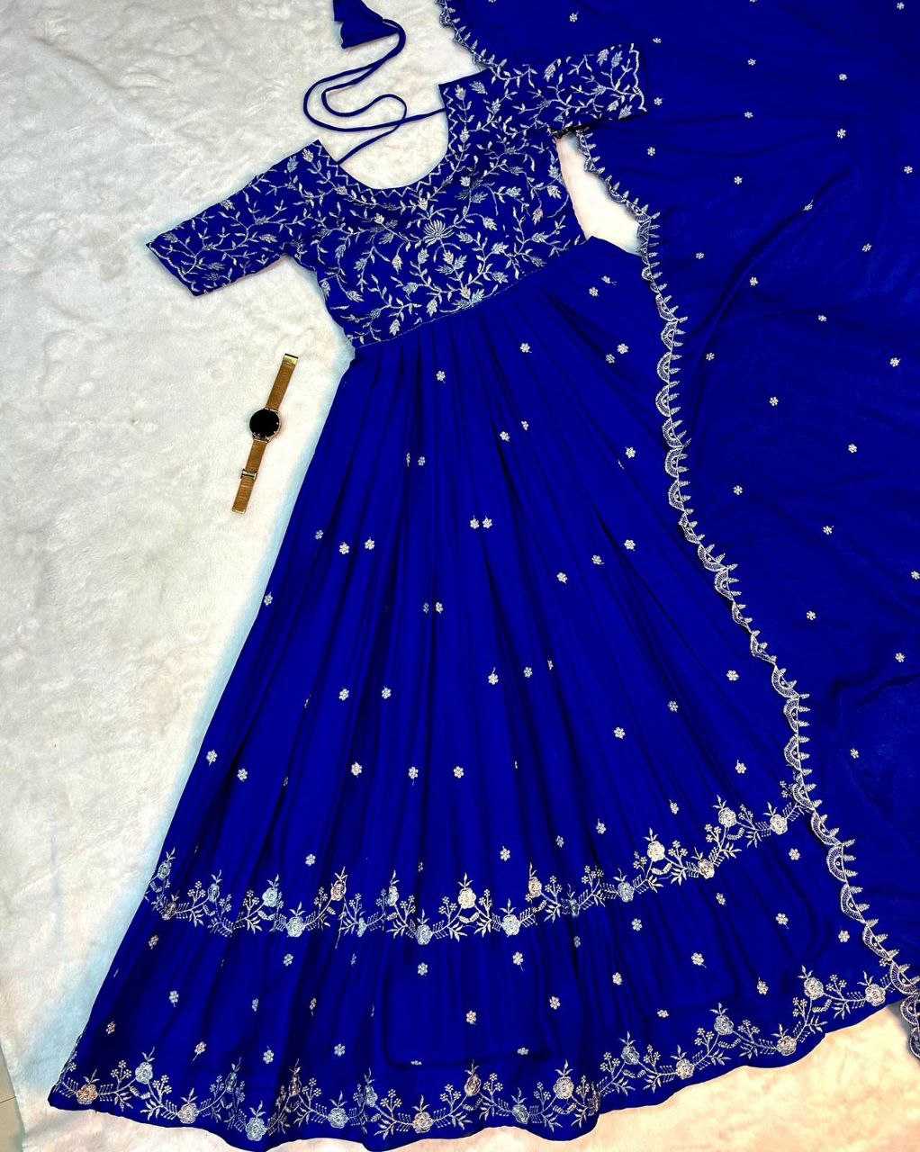 YNF CHINON RIN197 RRF03 GOWNS WHOLESALE EMBROIDERY ANARKALI PARTY LONG WORK GOWNS MANUFACTURER