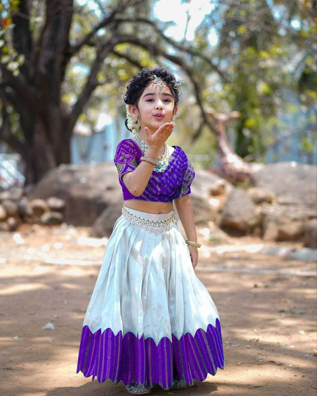 YNF CHINON SILK KESH168 MNT24 KIDS WEAE WHOLESALE KIDS LEHENGA KIDS ETHNIC WEAR KIDS TRADITIONAL OUTFITS KIDS FESTIVE WEAR MANUFACTURER