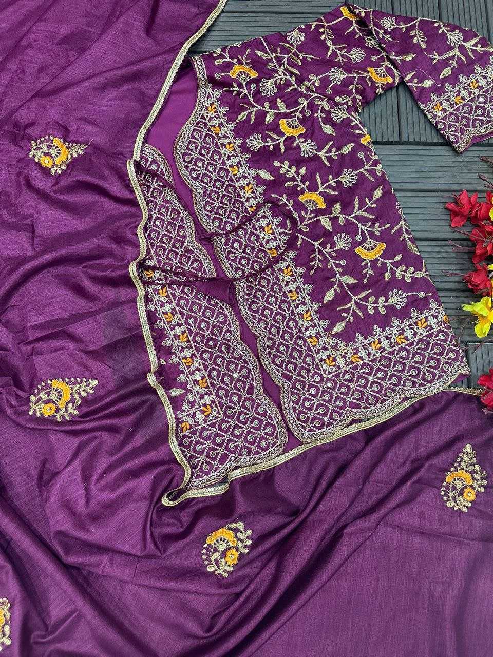 YNF DOLA SILK KESH176 77 SAREES WHOLESALE PARTY WEAR FANCY EMBROIDERED BUTTA SAREE WITH JACKET SILK SAREES MANUFACTURER