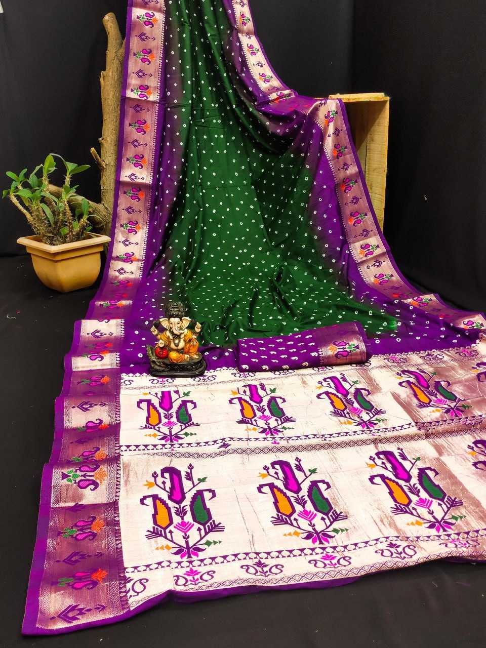 YNF DOLA SILK RIN183 CHANDNI SILK SAREES WHOLESALE DOLA SILK SOFT SILK TRADITONAL PAITHANI SILK SAREES MANUFACTURER