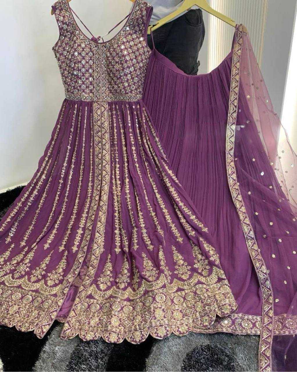 YNF FAUX GEORGETTE KESH141 171 LEHENGAS WHOLESALE FANCY TRADITIONAL EMBROIDERED LEHENGAS MANUFACTURER