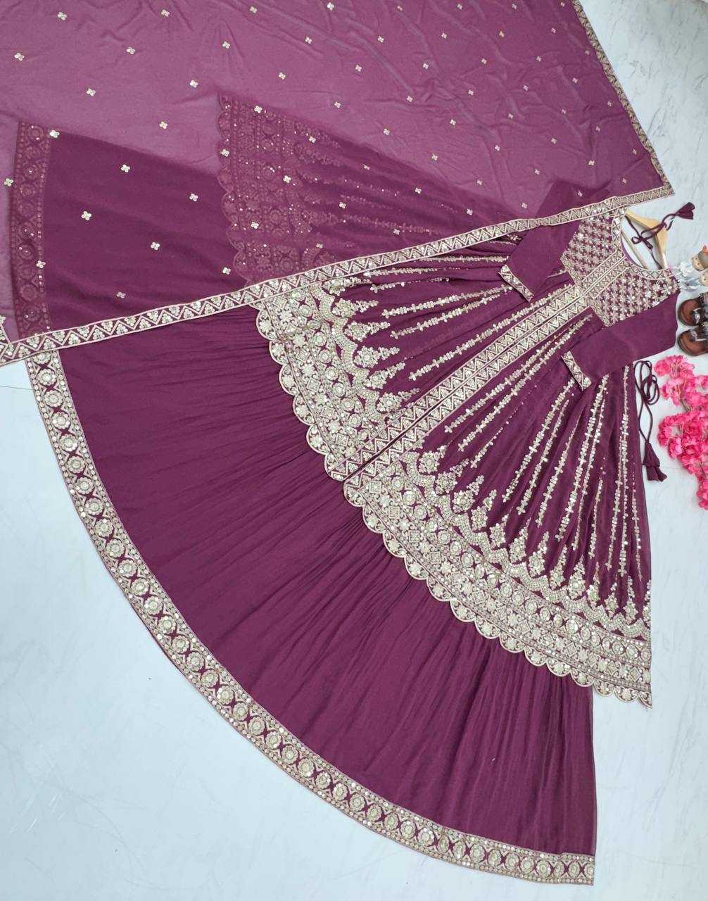 YNF FAUX GEORGETTE KESH141 171 LEHENGAS WHOLESALE FANCY TRADITIONAL EMBROIDERED LEHENGAS MANUFACTURER