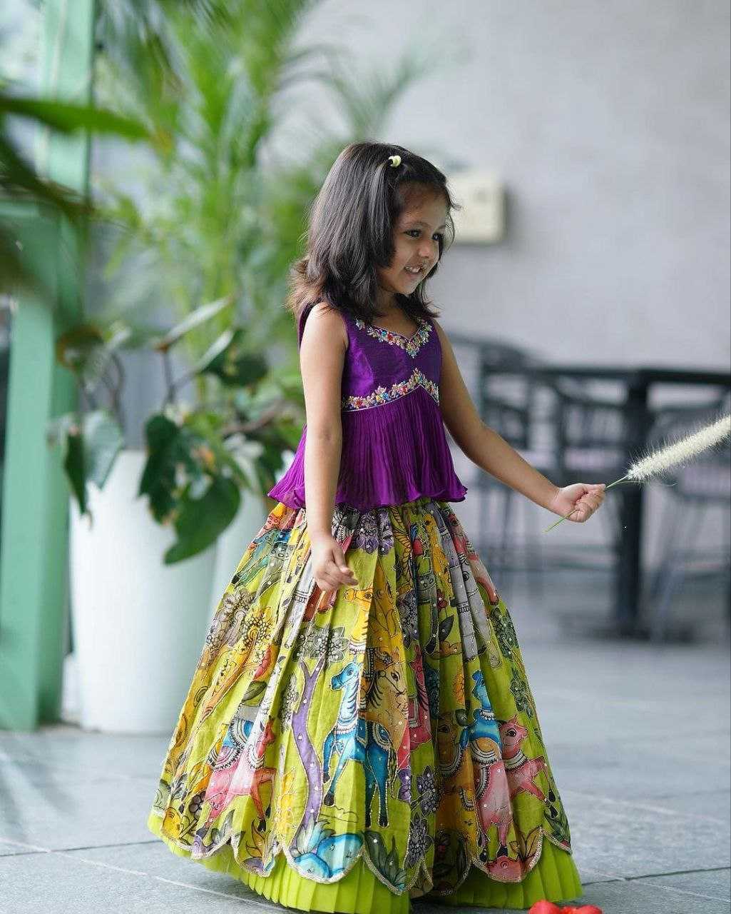 YNF FAUX GEORGETTE KESH168 MNT08 KIDS WEAR WHOLESALE KIDS LEHENGA KIDS ETHNIC WEAR KIDS TRADITIONAL OUTFITS KIDS FESTIVE WEAR KIDS DIWALI CLOTHES MANUFACTURER