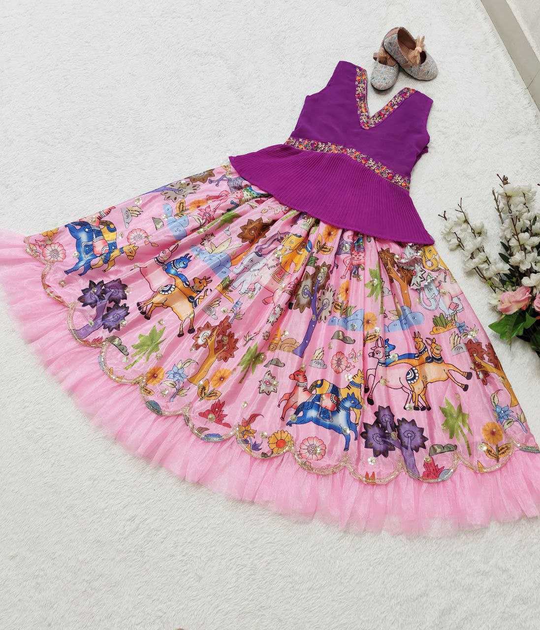 YNF FAUX GEORGETTE KESH168 MNT08 KIDS WEAR WHOLESALE KIDS LEHENGA KIDS ETHNIC WEAR KIDS TRADITIONAL OUTFITS KIDS FESTIVE WEAR KIDS DIWALI CLOTHES MANUFACTURER