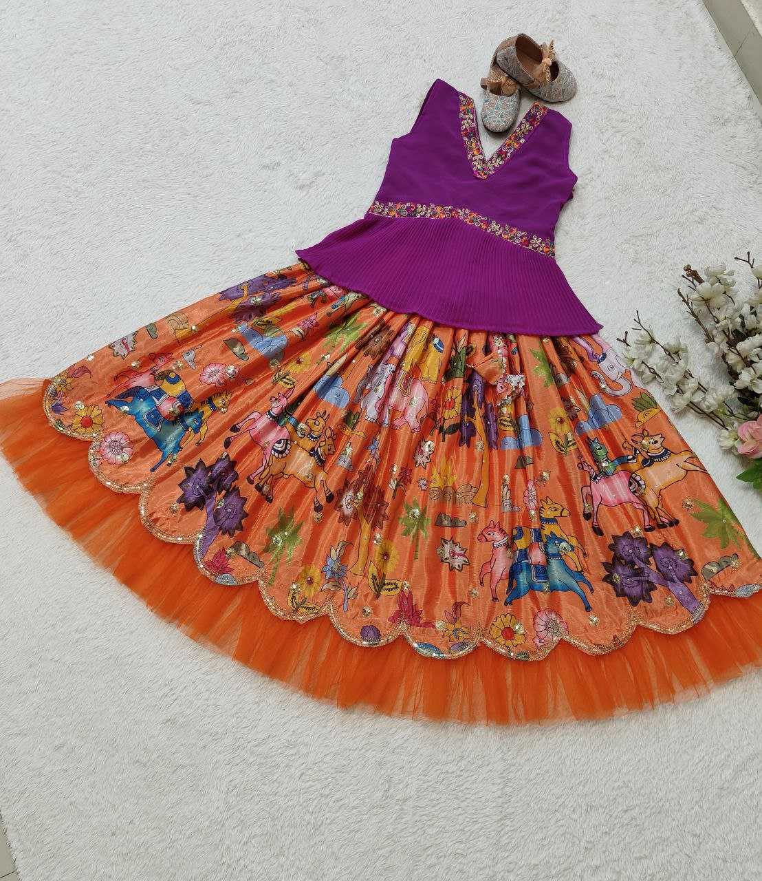 YNF FAUX GEORGETTE KESH168 MNT08 KIDS WEAR WHOLESALE KIDS LEHENGA KIDS ETHNIC WEAR KIDS TRADITIONAL OUTFITS KIDS FESTIVE WEAR KIDS DIWALI CLOTHES MANUFACTURER