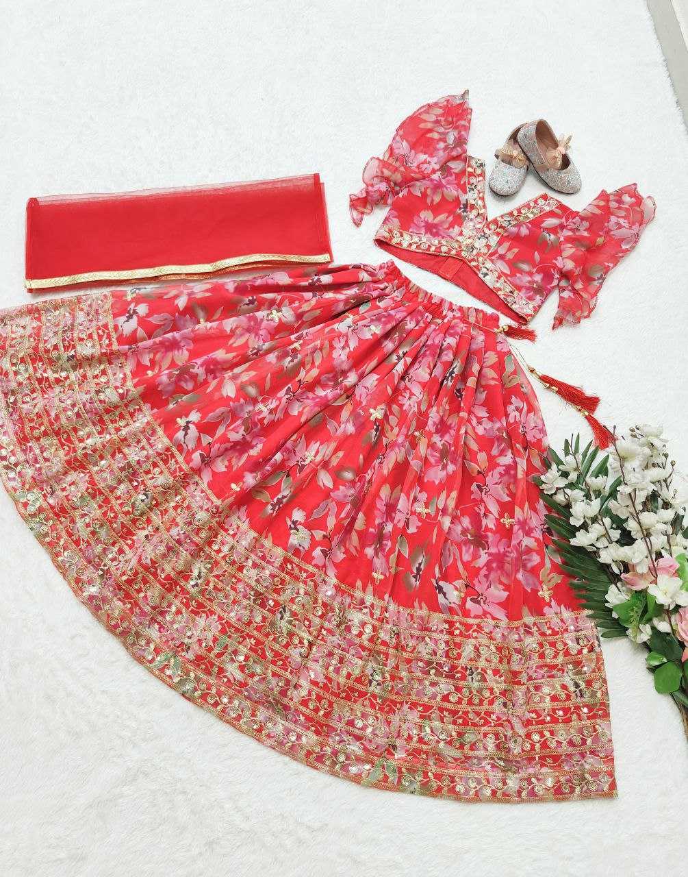 YNF FAUX GEORGETTE KESH168 MNT10 KIDS WEAR WHOLESALE KIDS LEHENGA KIDS ETHNIC WEAR KIDS TRADITIONAL OUTFITS KIDS LEHENGA CHOLI KIDS WEDDINGS OUTFITS KIDS DIWALI CLOTHES  MANUFACTURER