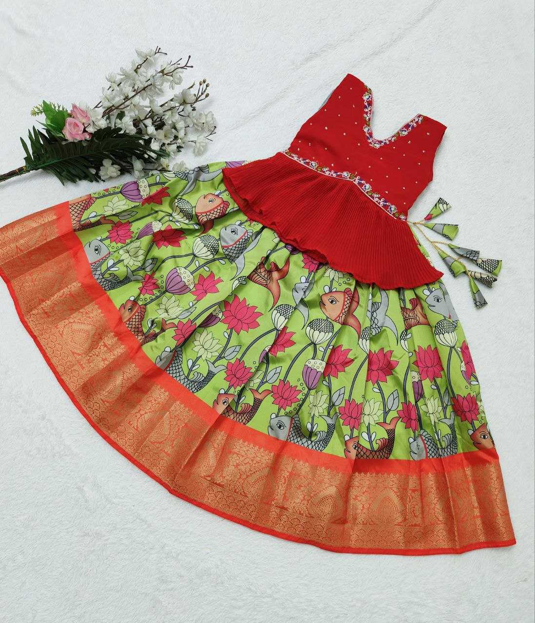 YNF FAUX GEORGETTE KESH168 MNT20 KIDS WEAR WHOLESALE KIDS LEHENGA CHOLI KIDS TRADITIONAL OUTFITS KIDS FESTIVE WEAR MANUFACTURER