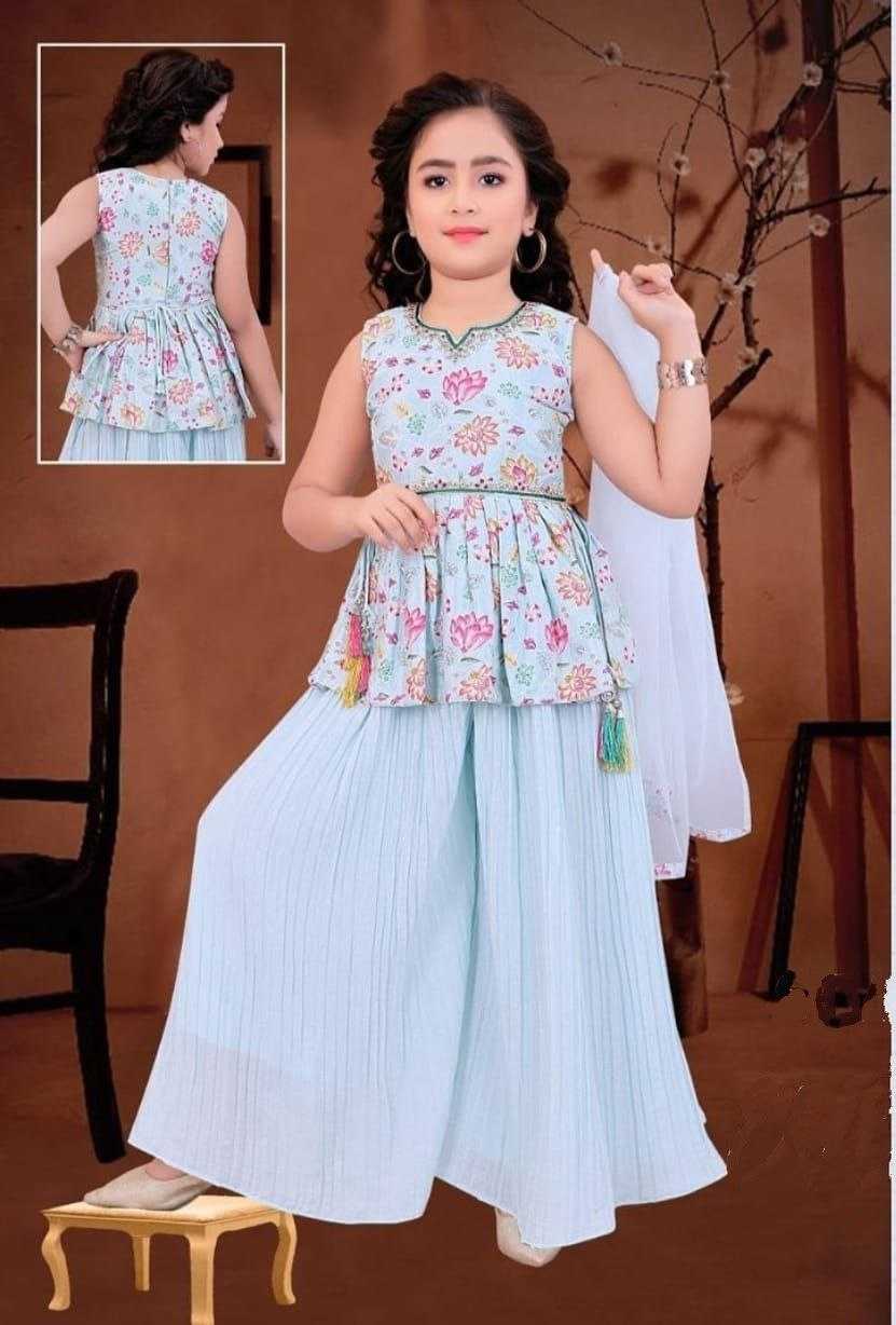 YNF FAUX GEORGETTE KESH168 MNT29 KIDS WEAR WHOLESALE KIDS SHARARA KIDS TRADITIONAL OUTFITS KIDS FESTIVE WEAR KIDS WEDDING OUTFITS KIDS DIWALI CLOTHES MANUFACTURER