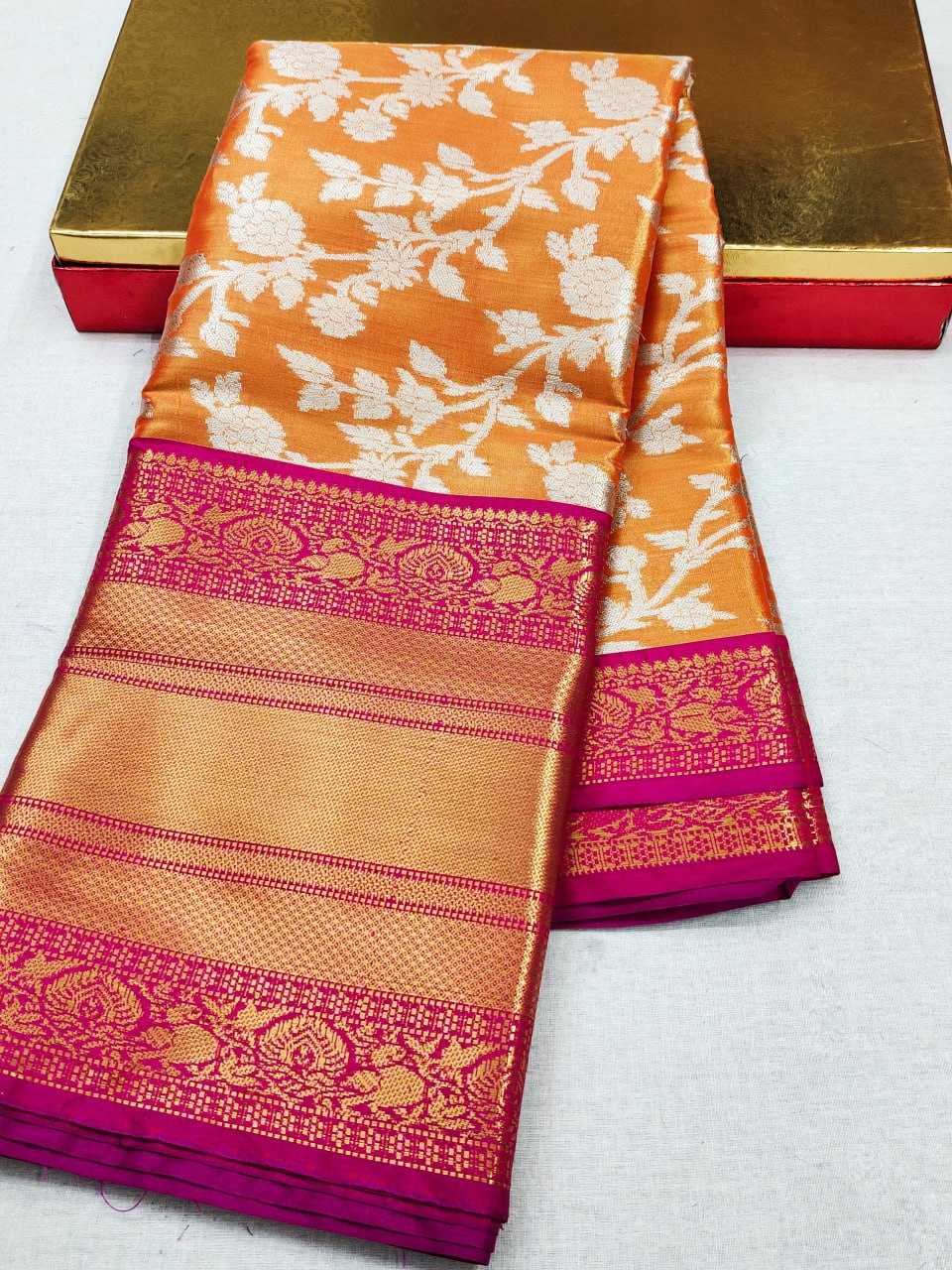 YNF KANJIVARAM SILK RIN150 Pushparaj SILK SAREES WHOLESALE SOFT SILK PRINTED SILK KANJEEVARAM SILK SAREES MANUFACTURER