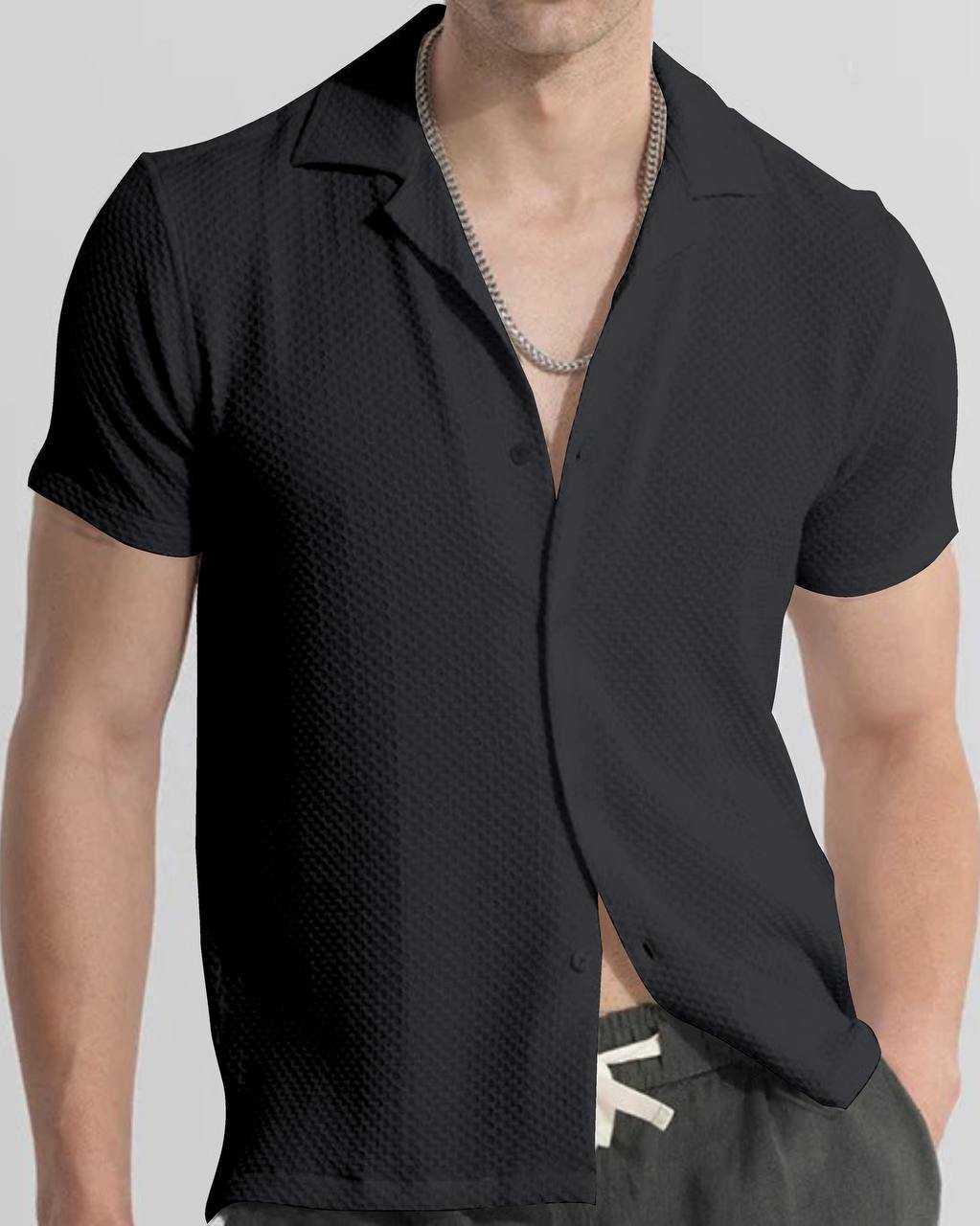 YNF KESH103  15 MENS WEAR WHOLESALE MENS SHIRTS HALF SLEEVE MEN SHIRTS MANUFACTURER