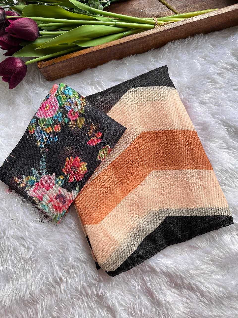 YNF KOTA CHEX KESH201 color pops SAREES WHOLESALE LADIES KOTA DORIA STRIPED SAREES MANUFACTURER