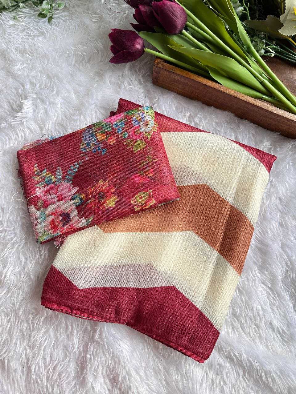 YNF KOTA CHEX KESH201 color pops SAREES WHOLESALE LADIES KOTA DORIA STRIPED SAREES MANUFACTURER
