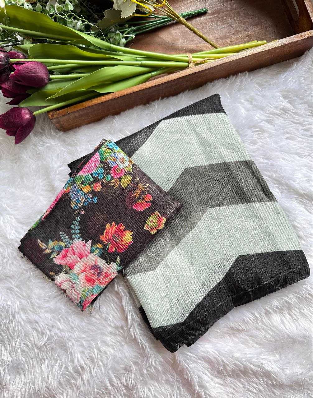 YNF KOTA CHEX KESH201 color pops SAREES WHOLESALE LADIES KOTA DORIA STRIPED SAREES MANUFACTURER