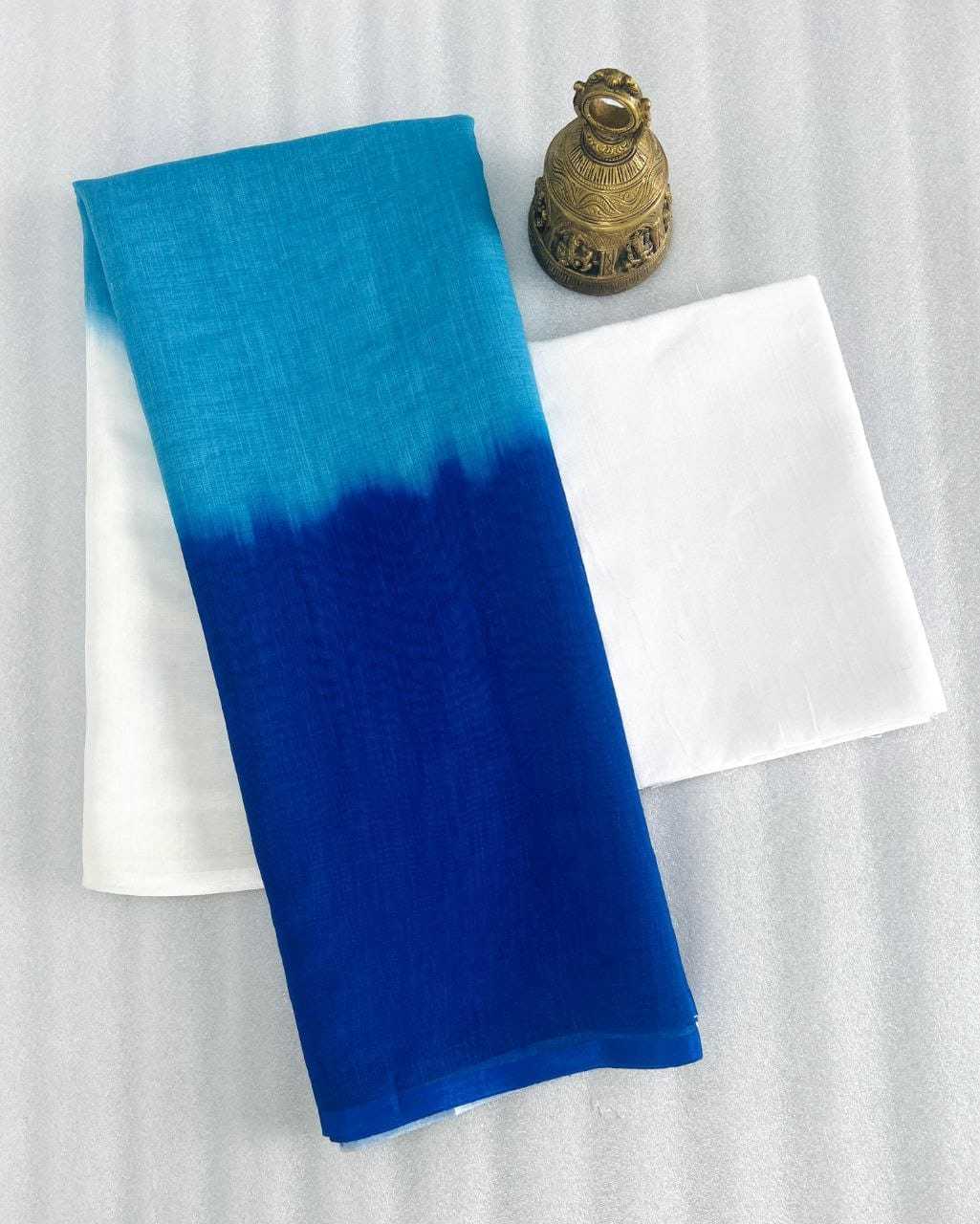 YNF LINEN KESH223 440 SAREES WHOLESALE LADIES HALF AND HALF PLAIN SOLID LINEN SAREES  MANUFACTURER