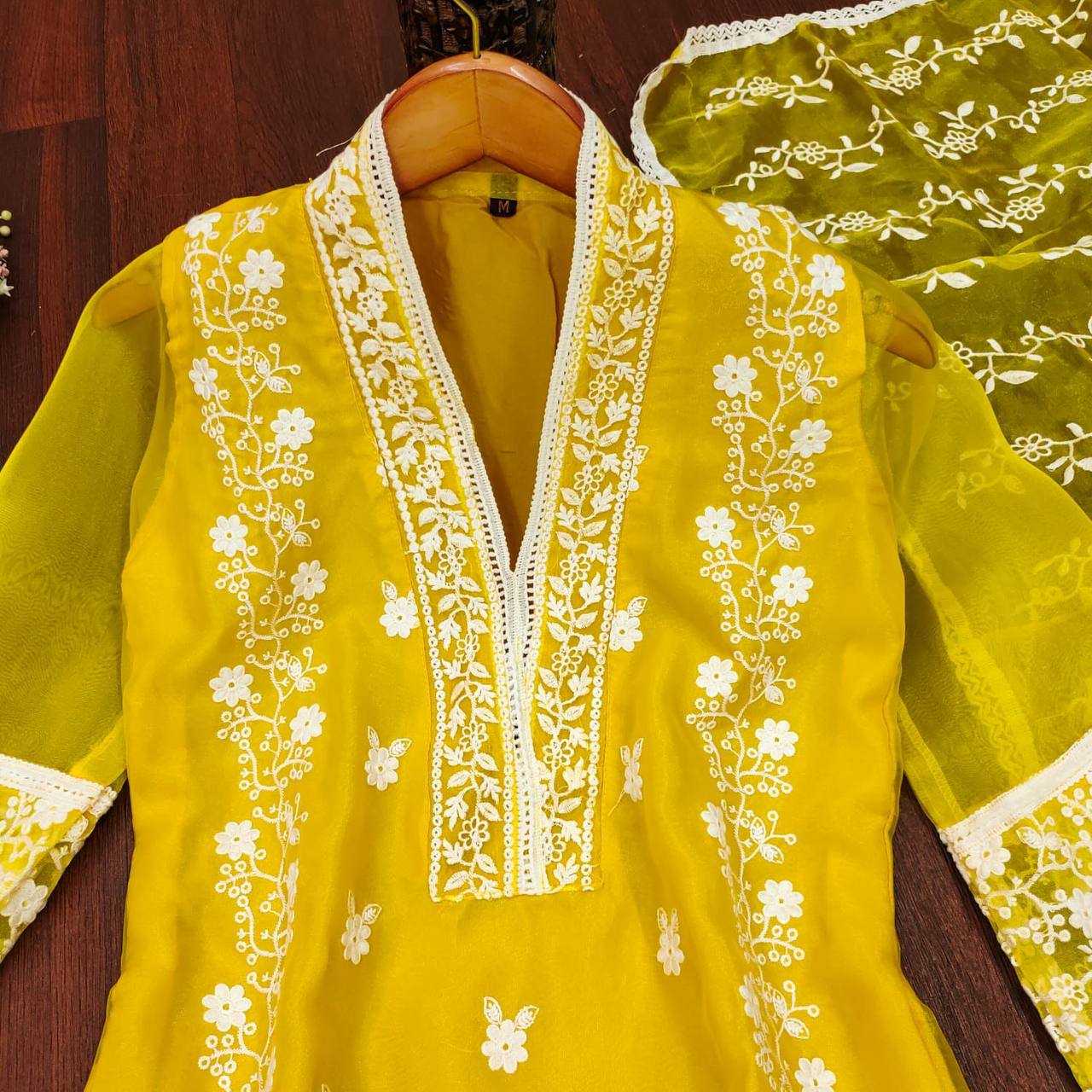 YNF ORGANZA KESH211 LDY21 SUITS & DREESES ISLAMIC CLOTHING WHOLESALE LADIES PAKISTANI EMBROIDERY LONG KURTIS SUITS MANUFACTURER