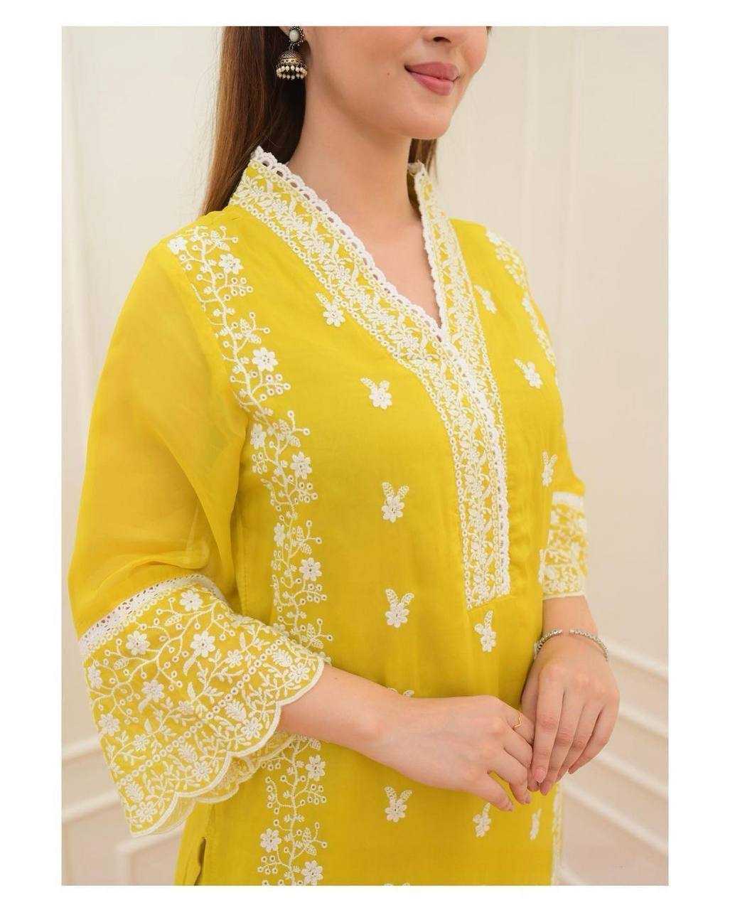 YNF ORGANZA KESH211 LDY21 SUITS & DREESES ISLAMIC CLOTHING WHOLESALE LADIES PAKISTANI EMBROIDERY LONG KURTIS SUITS MANUFACTURER