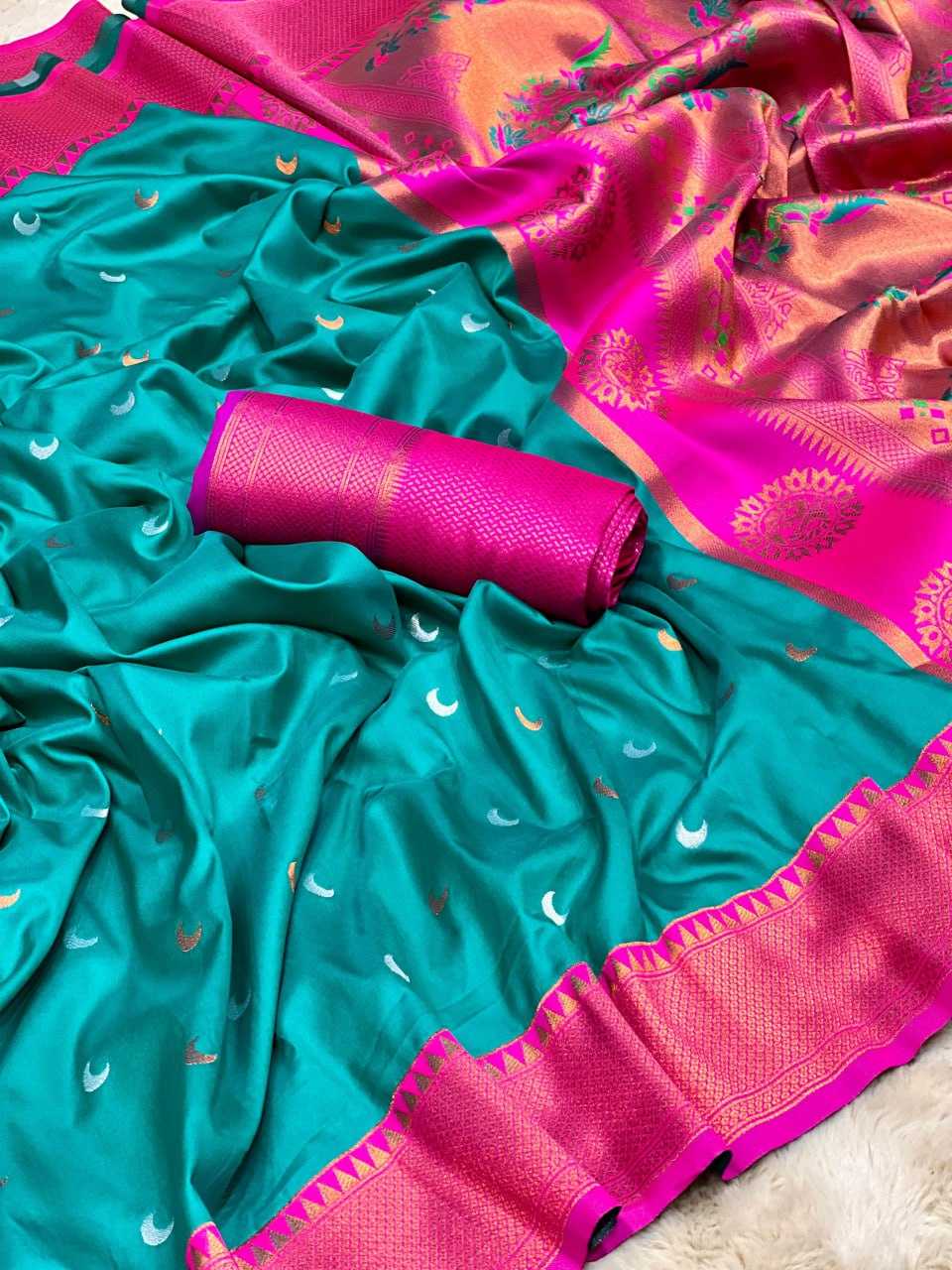 YNF PAITHANI SILK RIN186 RVV31 SILK SAREES WHOLESALE PAITHANI SOFT SILK TRADITIONAL SAREES MANUFACTURER