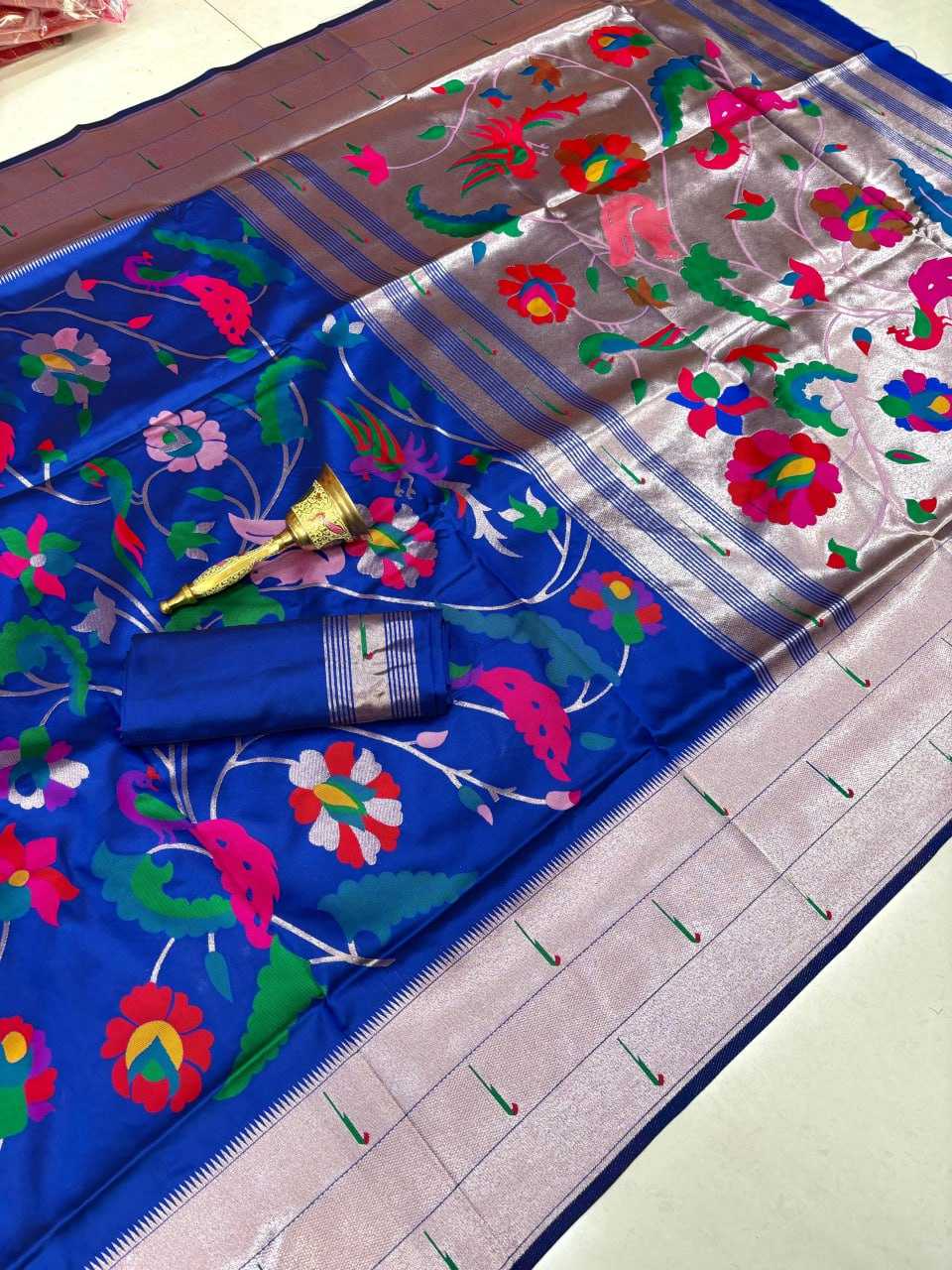 YNF PAITHANI SILK RIN193 APN20 SILK SAREES WHOLESALE PAITHANI SILK TRADITIONAL SOFT SILK PRINTED SILK SAREES MANUFACTURER