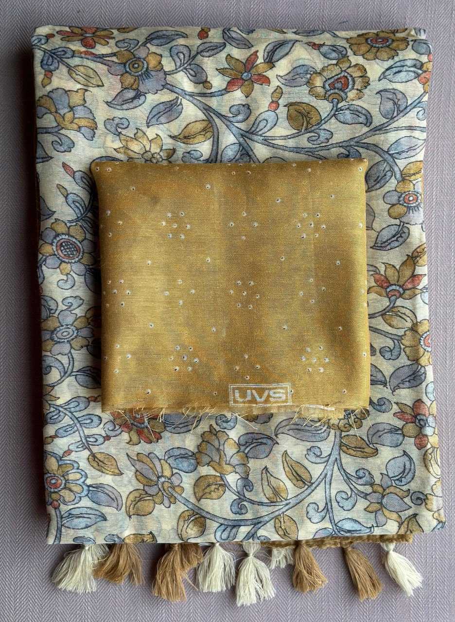 YNF RIN163 RAE33 SAREES WHOLESALE KALAMKARI PRINTED LADIES SAREES MANUFACTURER