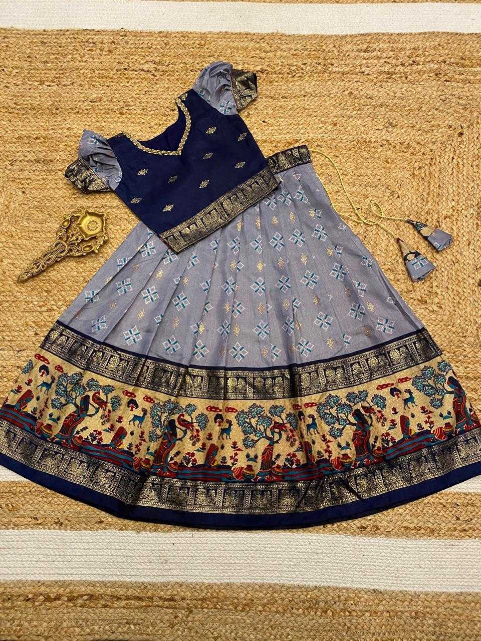 YNF SOFT DOLA RIN192 8005 KIDS WEAR WHOLESALE KIDS LEHENGAS KIDS ETHNIC KIDS TRADITIONAL OUTFITS KIDS NAVRATRI OUTFITS MANUFACTURER