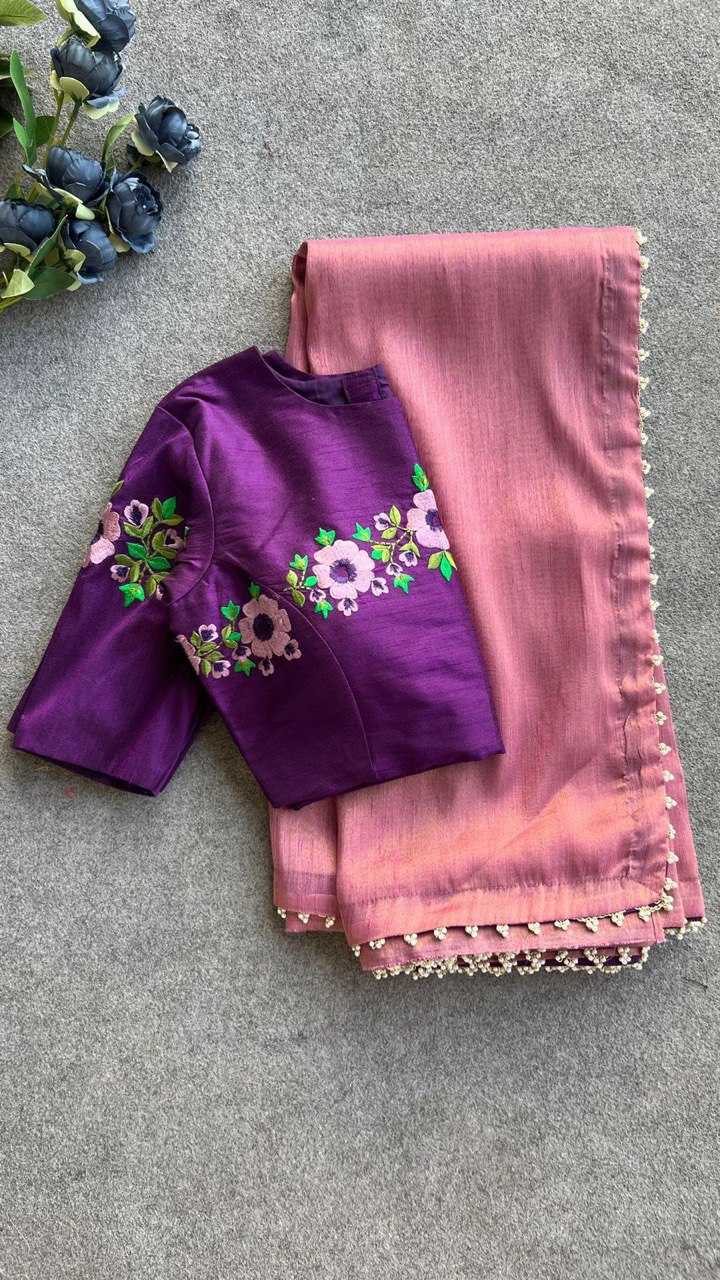 YNF TISSUE KESH162 VRT64 SAREES WHOLESALE TISSUE SILK PLAIN SOLID CUTWORK SILK SAREE WITH BLOUSE MANUFACTURER